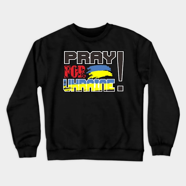 pray of ukraine Crewneck Sweatshirt by Hafka_store